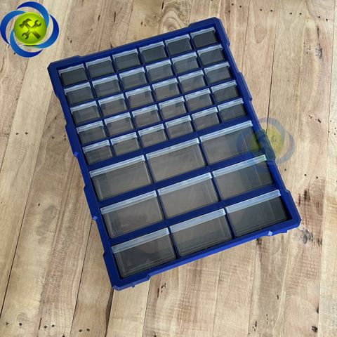 Tủ nhựa đựng linh kiện 39 ngăn Workpro WP283010 kích thước 475x380x160mm