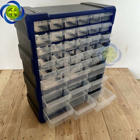 Tủ nhựa đựng linh kiện 39 ngăn Workpro WP283010 kích thước 475x380x160mm