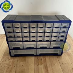 Tủ nhựa đựng linh kiện 38 ngăn Workpro WP283009 kích thước 520x160x375mm