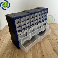 Tủ nhựa đựng linh kiện 38 ngăn Workpro WP283009 kích thước 520x160x375mm