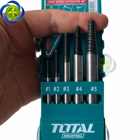 Bộ mũi taro lấy ốc gãy 5 chi tiết Total TACSE0056 (3-18mm)