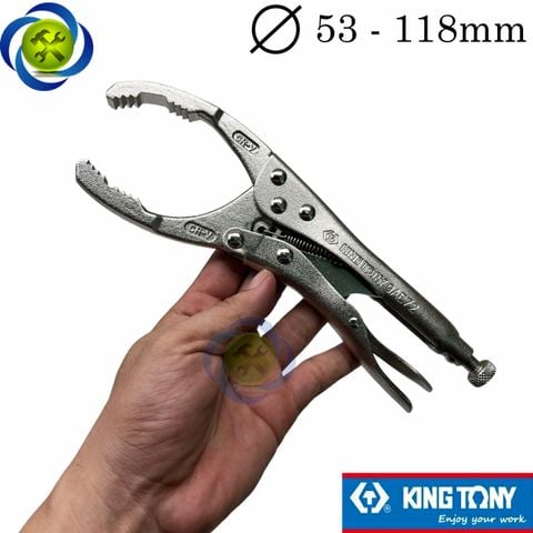 Kìm bấm mở lọc dầu Kingtony 9AE72 (53-118mm)