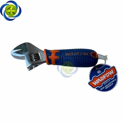 Mỏ lết mini 140mm (5.5 inch) Wadfow WAW3106 tay cầm bọc nhựa