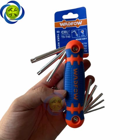 Bộ 8 chìa lục giác sao xếp xếp T9 - T40 WadFow WHK3281