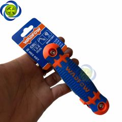 Bộ 8 chìa lục giác xếp 1.5-8mm đầu bằng WadFow WHK1281