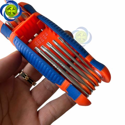 Bộ 8 chìa lục giác sao xếp xếp T9 - T40 WadFow WHK3281