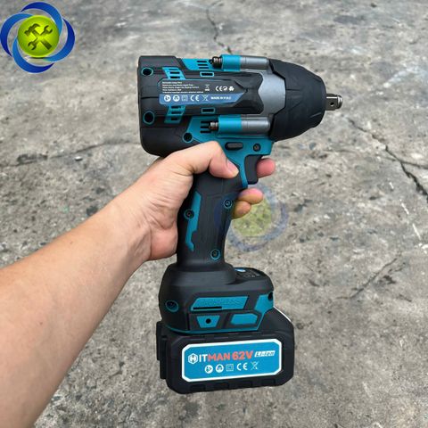 Máy siết bulong đầu 1/2 HITMAN VND-9016 lực siết 700Nm, không chổi than (bộ hộp nhựa)