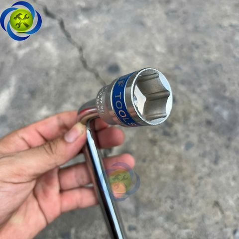 Bộ tuýp 10 chi tiết VND3320-2 ( 8mm - 24mm ) cần chữ L hộp nhựa