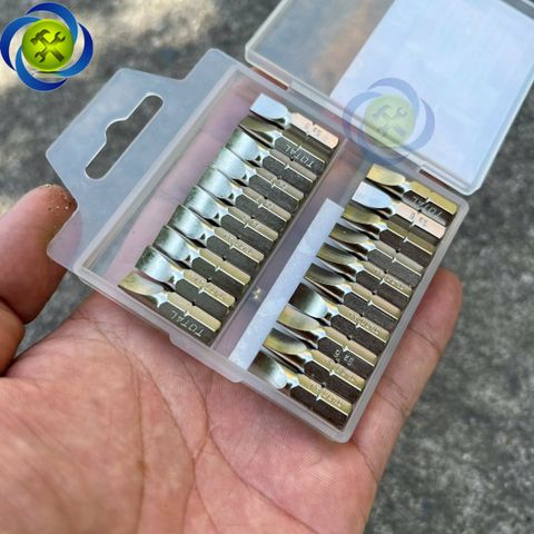Hộp mũi vít dẹp  6mm x 1.0mm x 25mm  TOTAL TAC16SL413 (20cái/hộp)