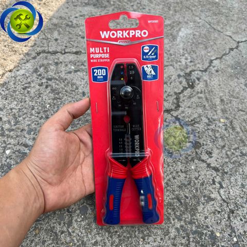 Kìm tuốt dây điện đa năng Workpro WP291001 dài 200mm