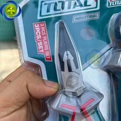 Bộ kìm 3 chi tiết Total THT2K0301 (kìm điện, kìm cắt và kìm nhọn)