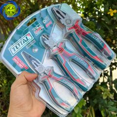 Bộ kìm 3 chi tiết Total THT2K0301 (kìm điện, kìm cắt và kìm nhọn)