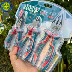 Bộ kìm 3 chi tiết Total THT2K0301 (kìm điện, kìm cắt và kìm nhọn)