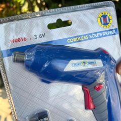 Máy bắn vít C-Mart W0016 sạc pin 3.6v có kèm mũi vít