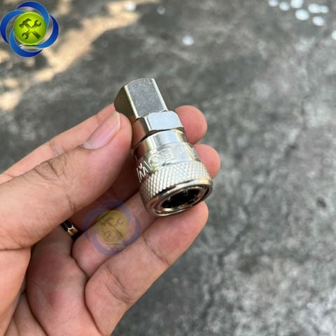 Đầu nối hơi ren trong 13mm WadFow WQP0973 (đầu cái) loại 1/4 PT