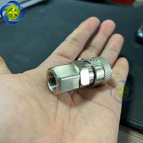 Đầu nối hơi ren trong 13mm WadFow WQP0973 (đầu cái) loại 1/4 PT