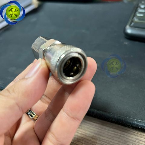 Đầu nối hơi ren trong 13mm WadFow WQP0973 (đầu cái) loại 1/4 PT