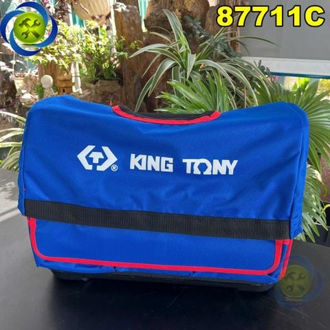 Túi đựng đồ nghề  Kingtony 87711C kích thước 550 x 285 x 370mm tay xách, đáy nhựa cứng