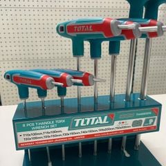 Bộ lục giác sao chữ T 8 chi tiết Total THHW80836 (T10 - T50) đế sắt