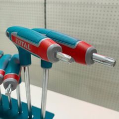 Bộ lục giác sao chữ T 8 chi tiết Total THHW80836 (T10 - T50) đế sắt