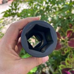 Tuýp 1 inch Kingtony 8435xx loại dài màu đen 6 cạnh (size lẻ 24-65mm) thép CR-MO