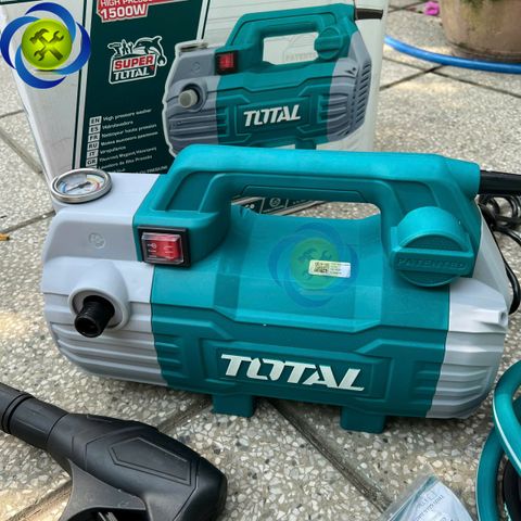 Máy xịt rửa xe 1500W TOTAL TGT11236, lõi dây đồng (không chổi than)