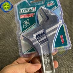 Mỏ lết TOTAL tay cầm bọc nhựa đầy đủ kích thước (6-8-10-12 inch)