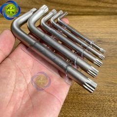 Bộ lục giác chữ L hình sao 12 cạnh có 5 cây Kingtony 20505PR01