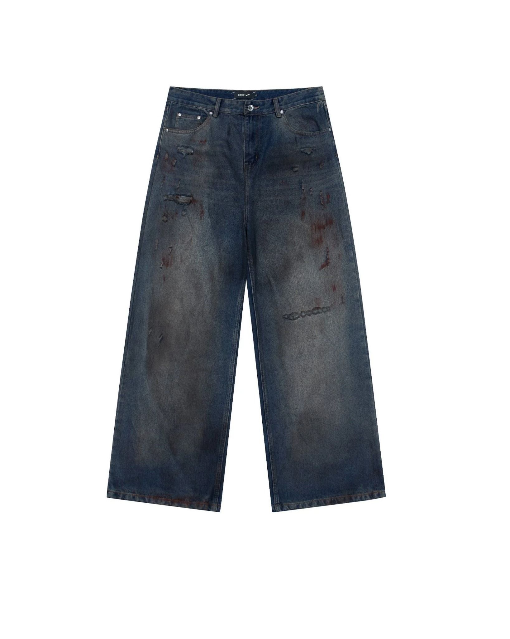 SANDSTORM WIDELEG JEANS - Indigo