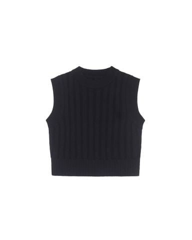  MURAD CROPPED TANK TOP - Black 