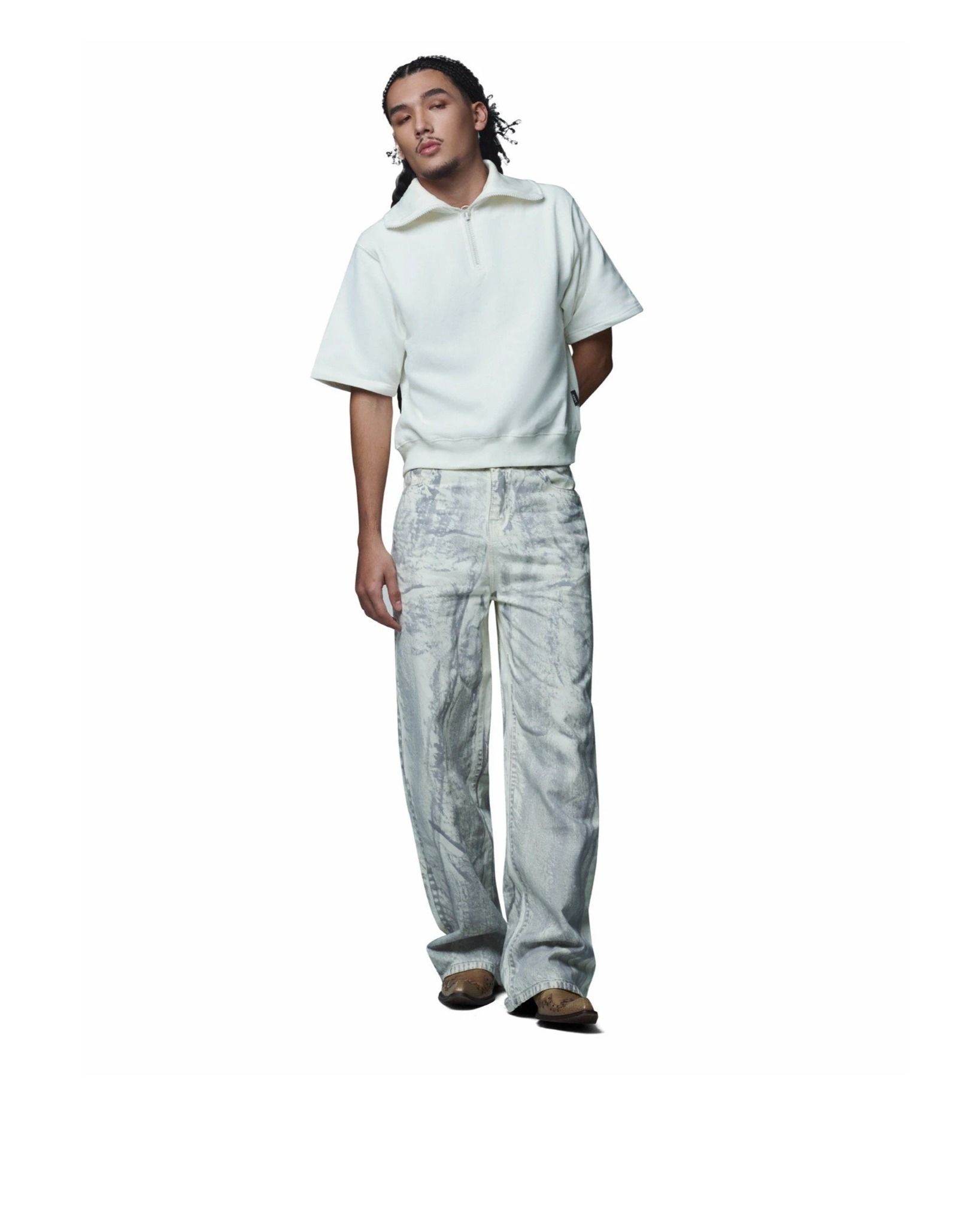  GUNSMOKE WASHED JEANS 