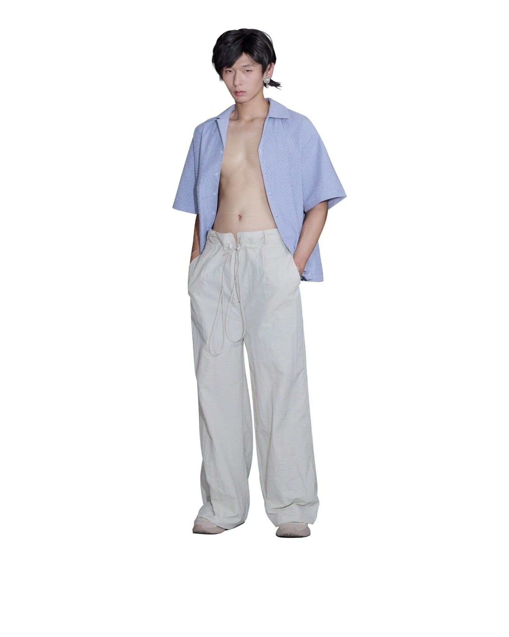HALO PARACHUTE PANTS - Cream