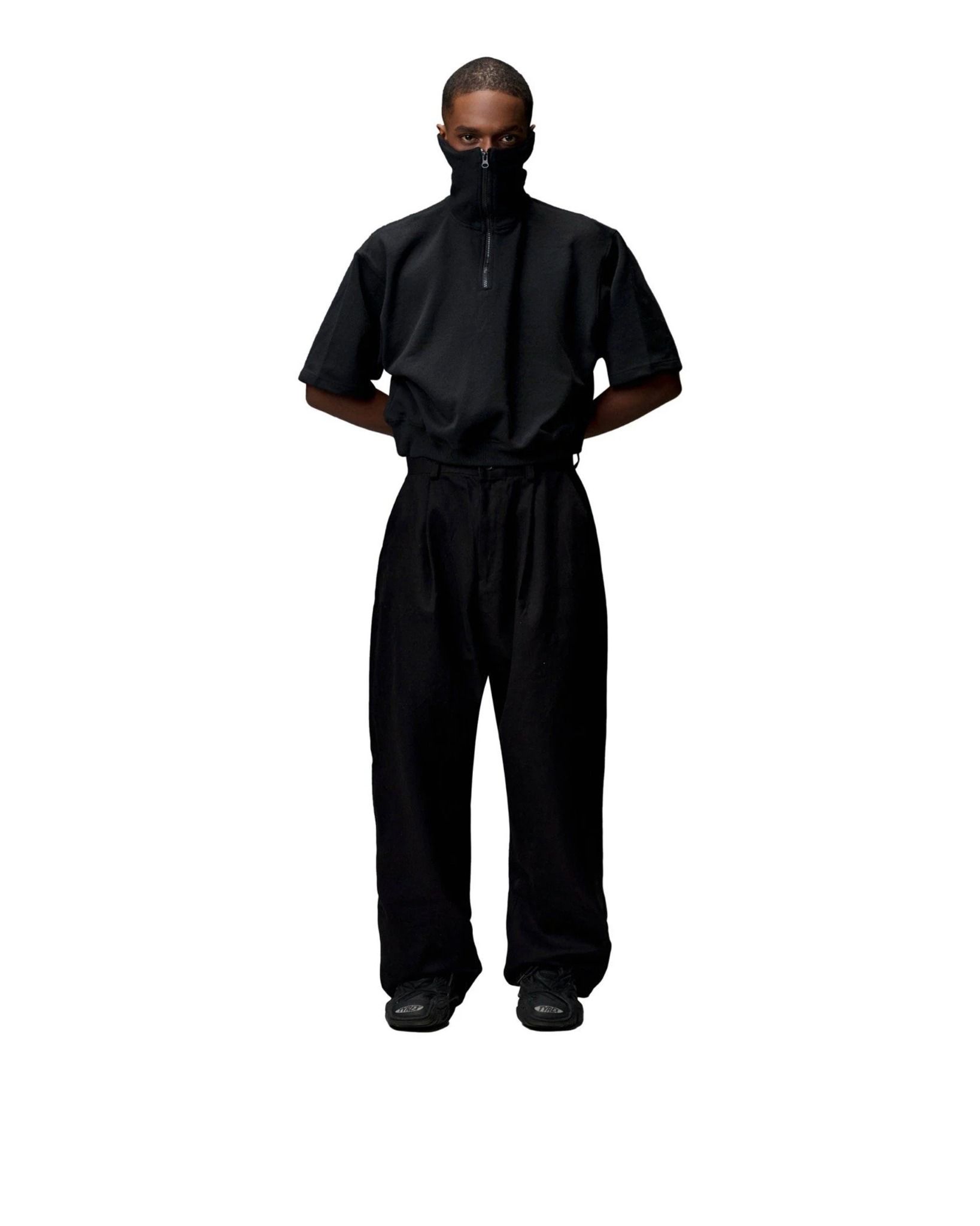  ETHEREAL KHAKI TROUSERS - Black 