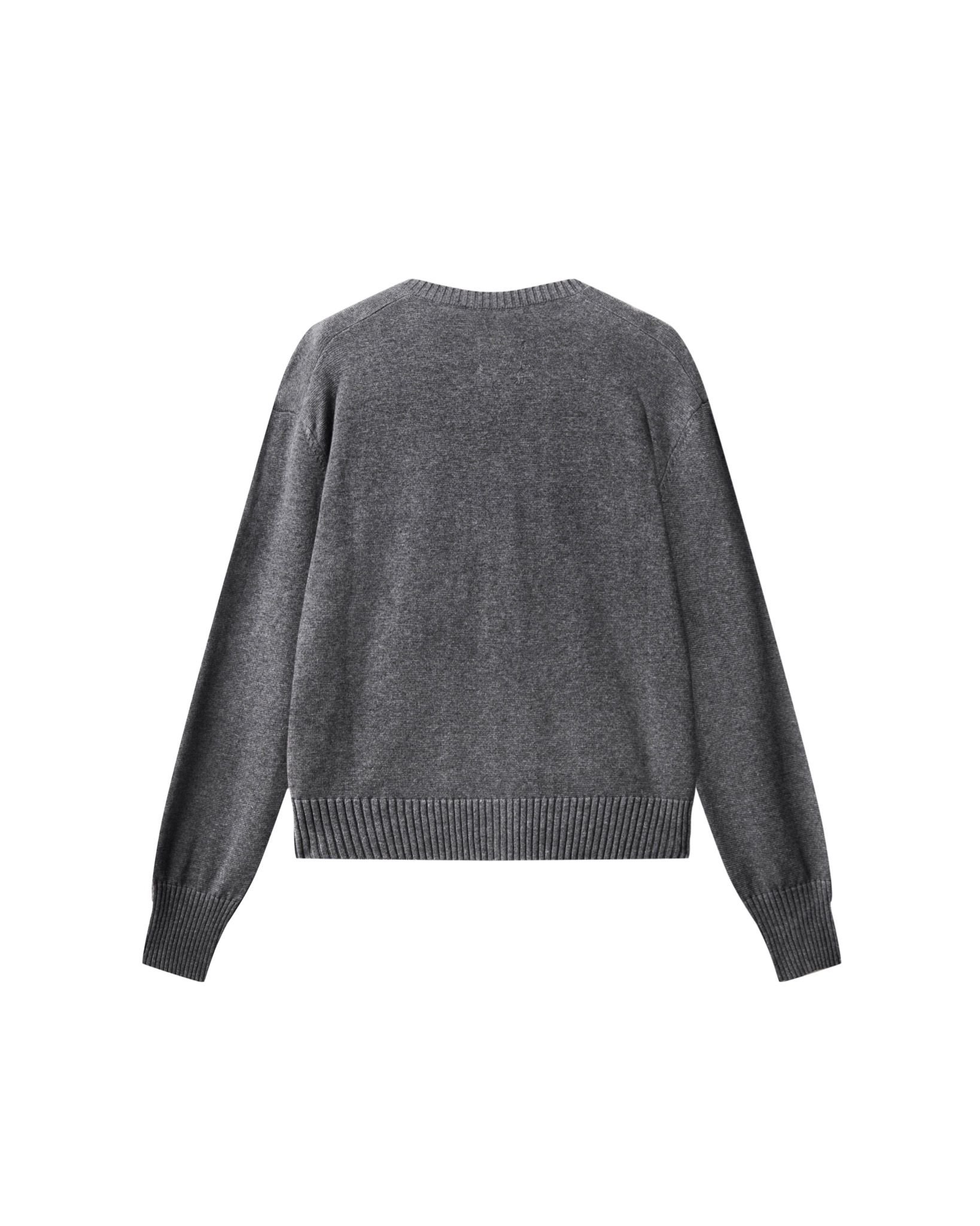  AUTUMNAL KNIT CARDIGAN - Moon Grey 