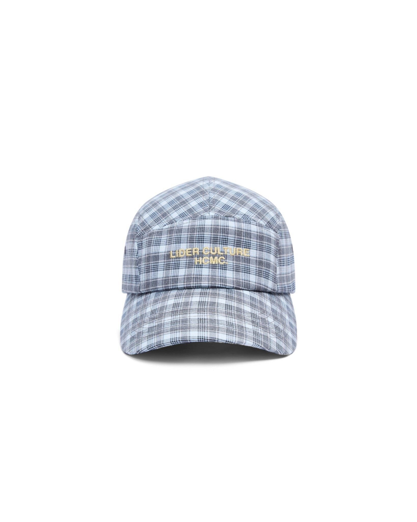 CAROLINE CAP - Checked Grey