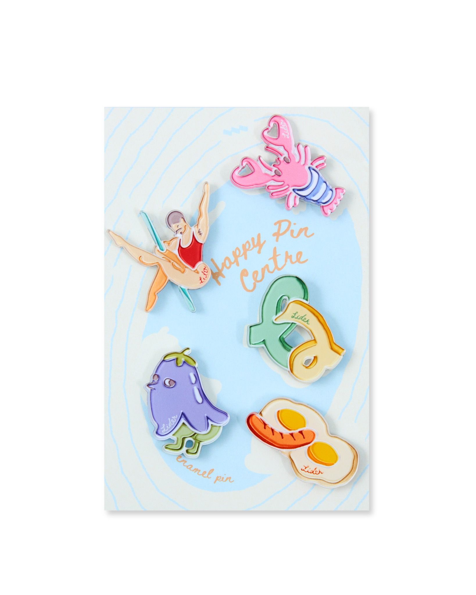  HAPPY PIN CENTRE SET 