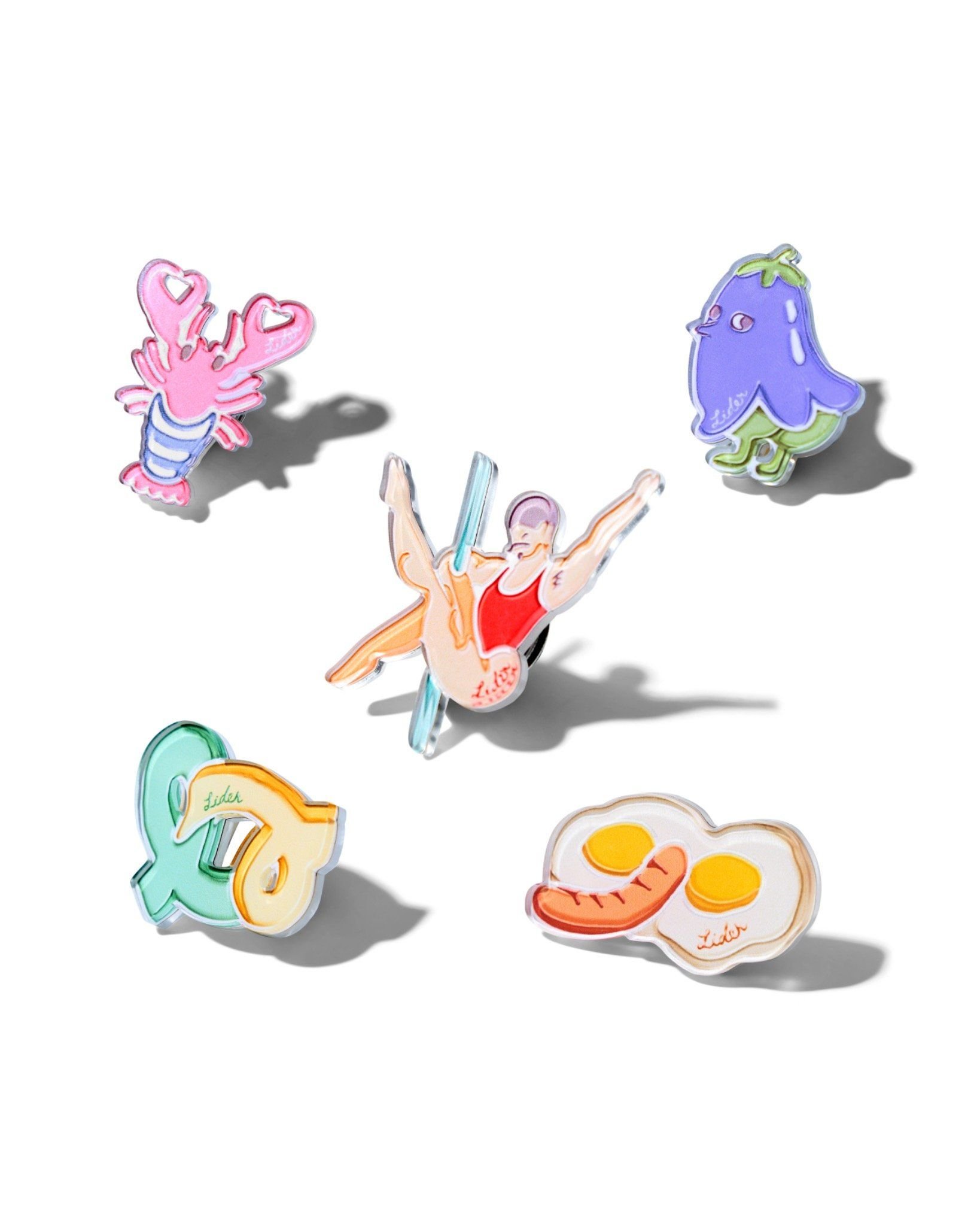 HAPPY PIN CENTRE SET