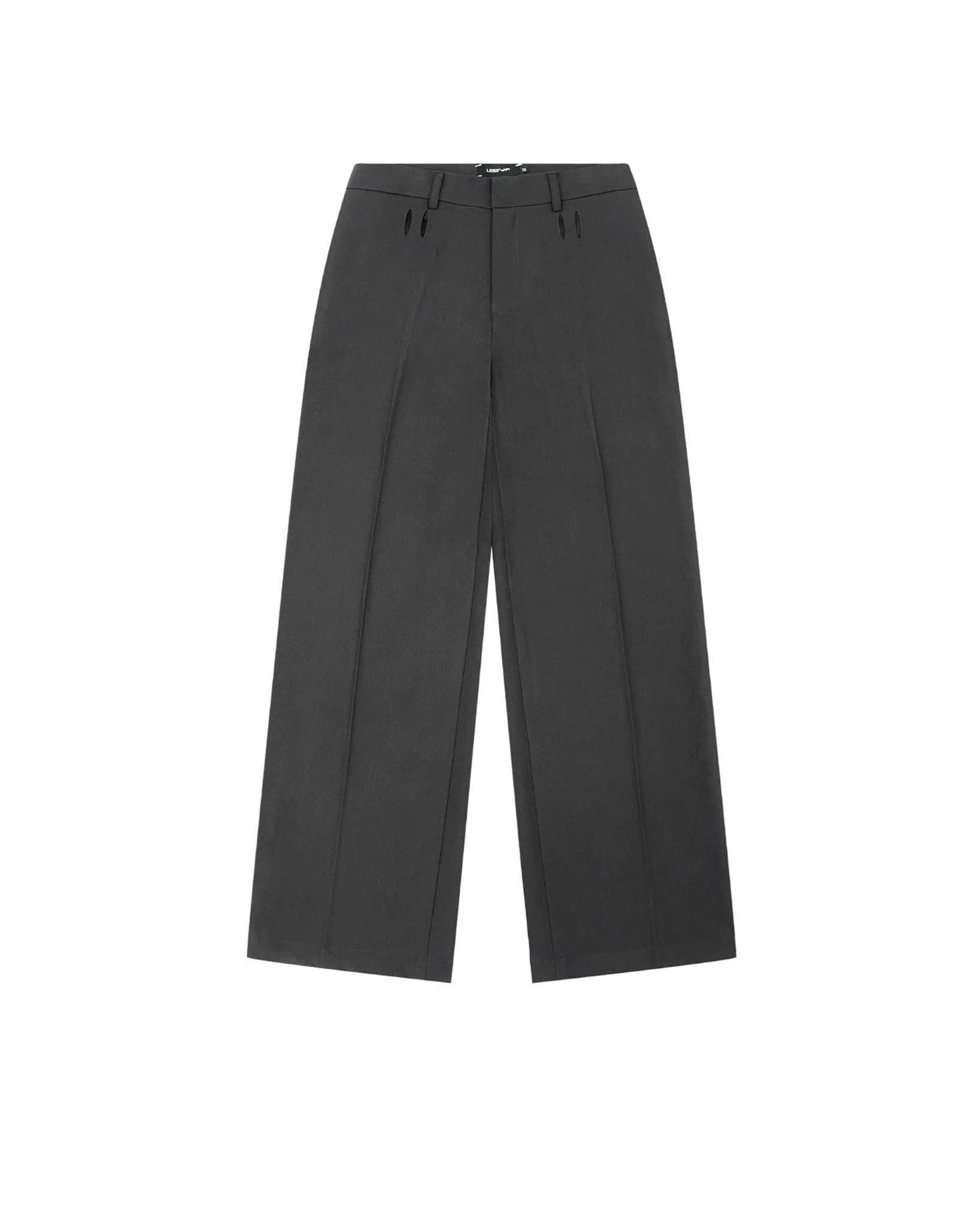 NOMAD STRAIGHT LEG TROUSERS - Dark Grey