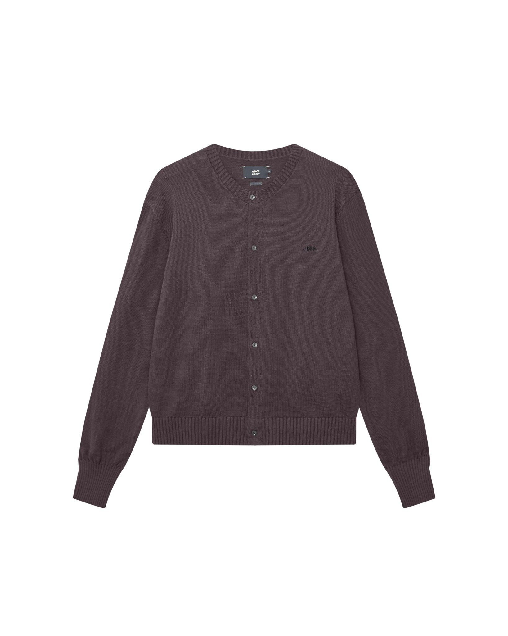 AUTUMNAL KNIT CARDIGAN - Chocolate 