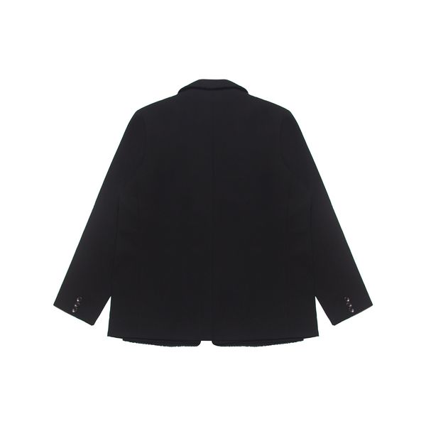 LIDER | NATHAN BLAZER - Áo Khoác Blazer Unisex Cổ Tua Rua - Đen