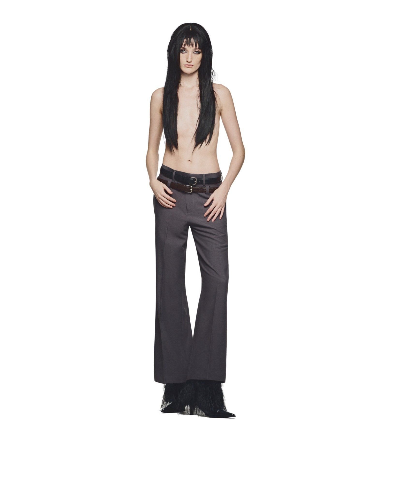  NOMAD STRAIGHT LEG TROUSERS - Dark Grey 