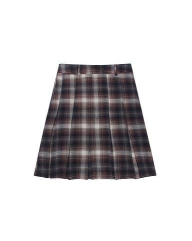  ANDERSON PLEATED CHECKED SKIRT 