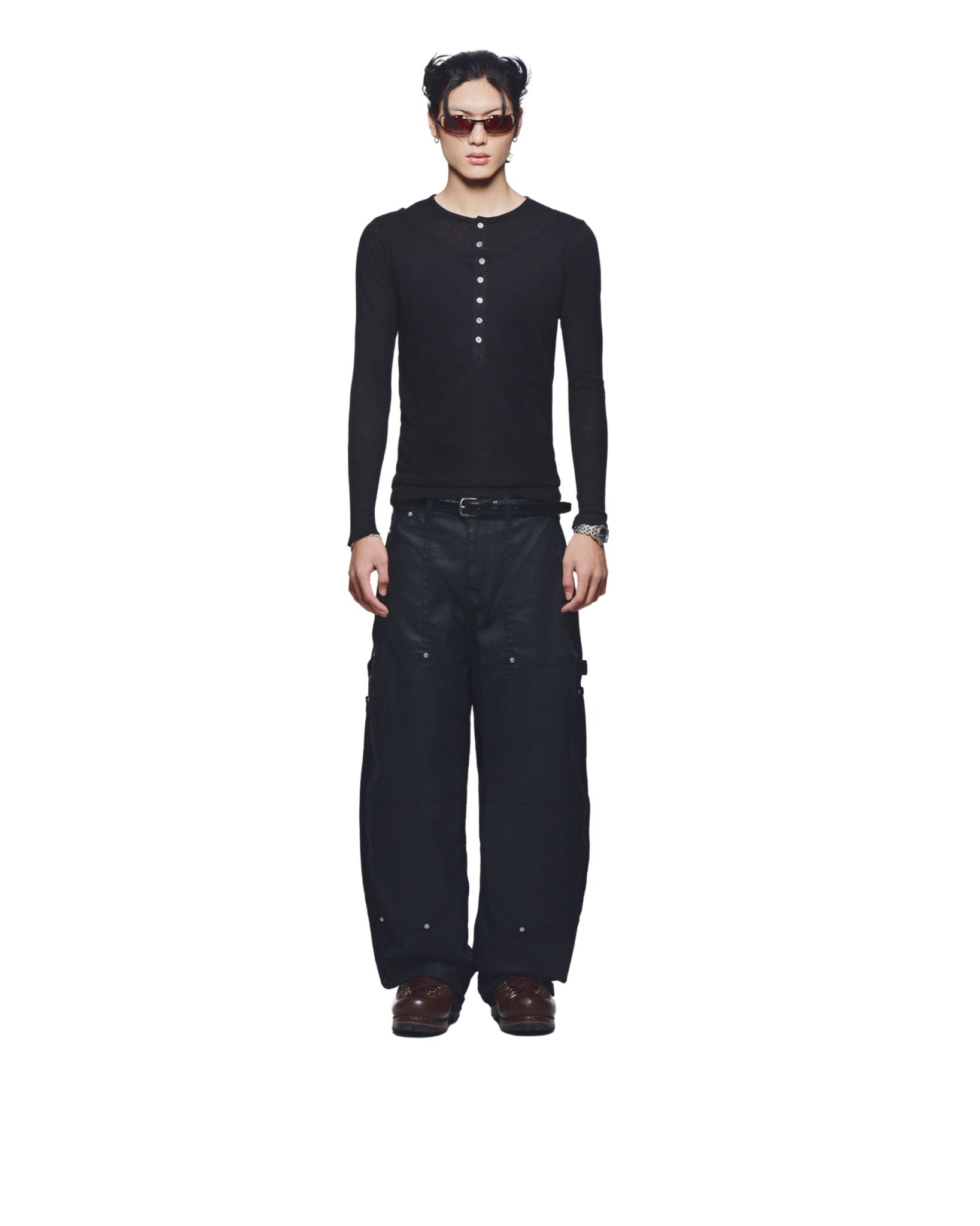  NIGHT REBEL PU JEANS 