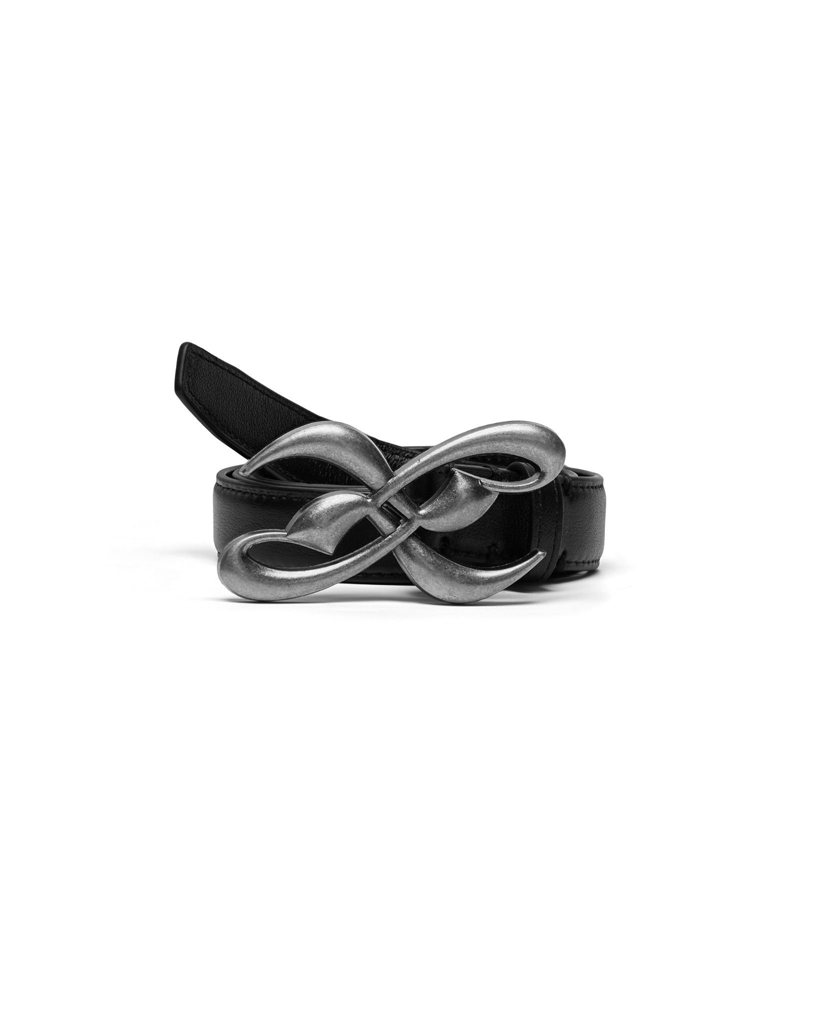 X LEATHER BELT - Matte