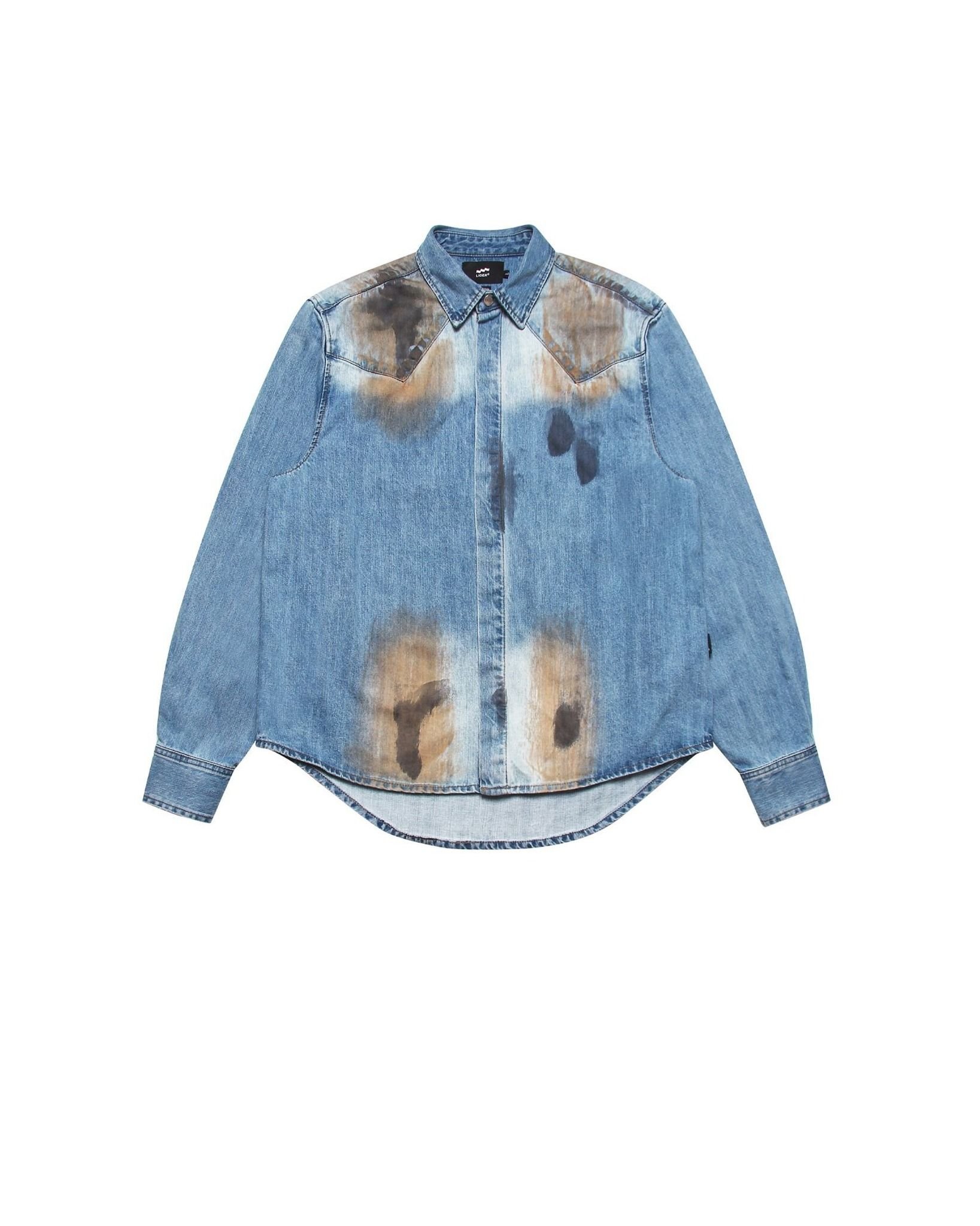  UNEARTHED WASHED DENIM SHIRT 