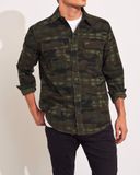 Áo sơ mi nam Camo Utility Hollister 0071