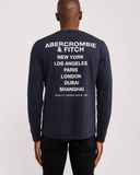 Áo thun nam tay dài Abercrombie 0077