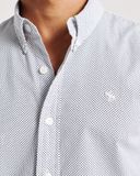 Áo Sơ Mi Super Slim Icon Poplin Abercrombie 0026