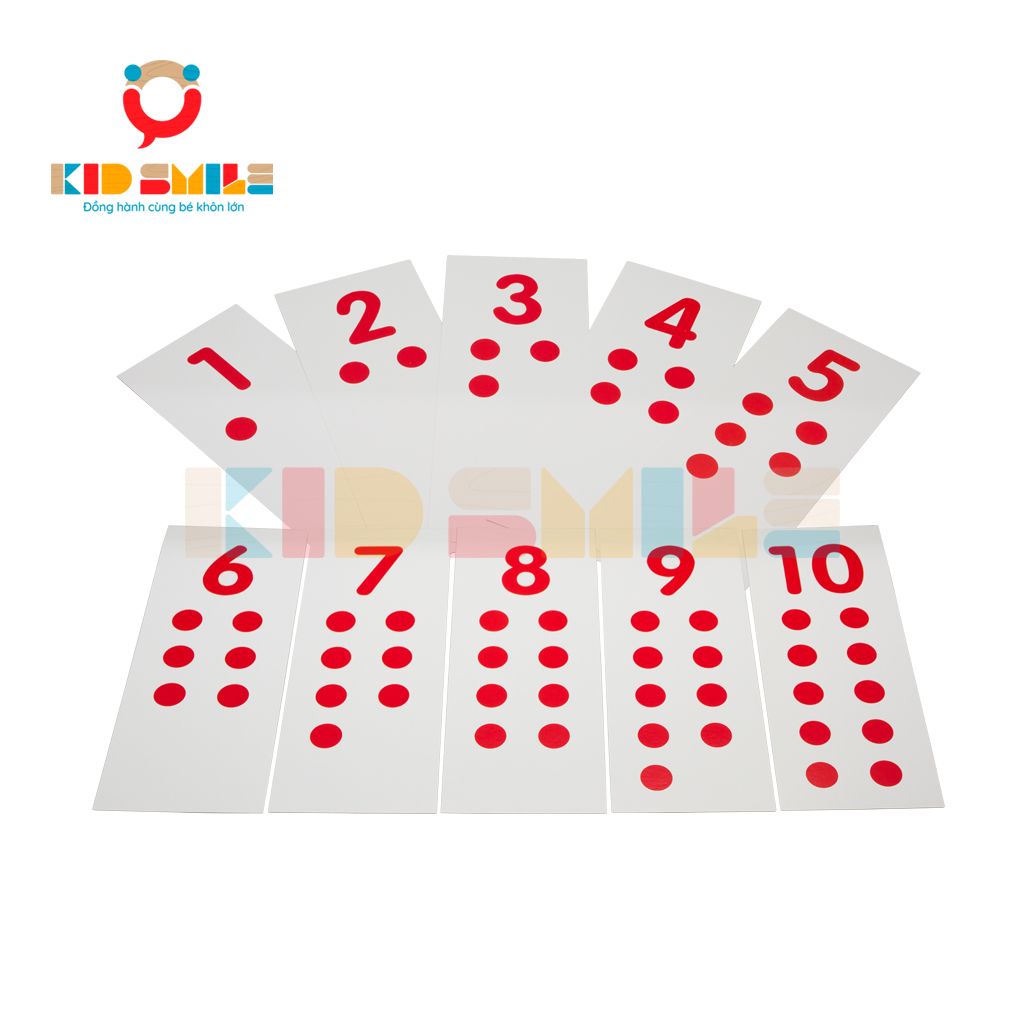 Bộ thẻ học nâng cao với bộ ghép số (  chart of number puzzle 1-10 )