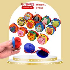 Đồ chơi cho bé, nhạc cụ Castanets ( phách ) ngộ nghĩnh, đồ chơi âm nhạc phát triển trí tuệ cho bé